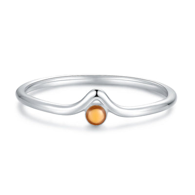 AMBCESSER Mustard Seed Ring 925 Sterling Silver Mountain Faith Stacking Rings Matthew 17:20 Christian Religious Inspirational Jewelry Gift (Mountain 9)