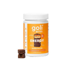 Goli Nutrition Energy Bites Salted Caramel Chocolate Flavor Caffeinated Vegetarian Gluten Free and No Added Preservatives 30 Pieces (Pack of 1)