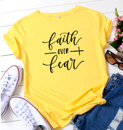 Faith Over Fear Loose Fit Short Sleeve T-Shirt
